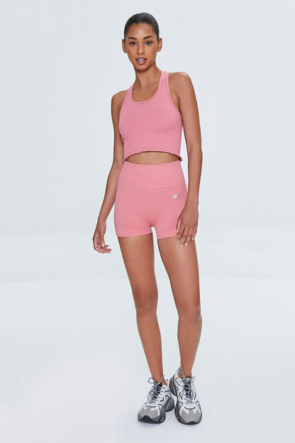 TOP DEPORTIVO CON TEXTURA ACANALADA