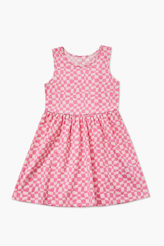 VESTIDO CON ESTAMPADO DE CUADROS