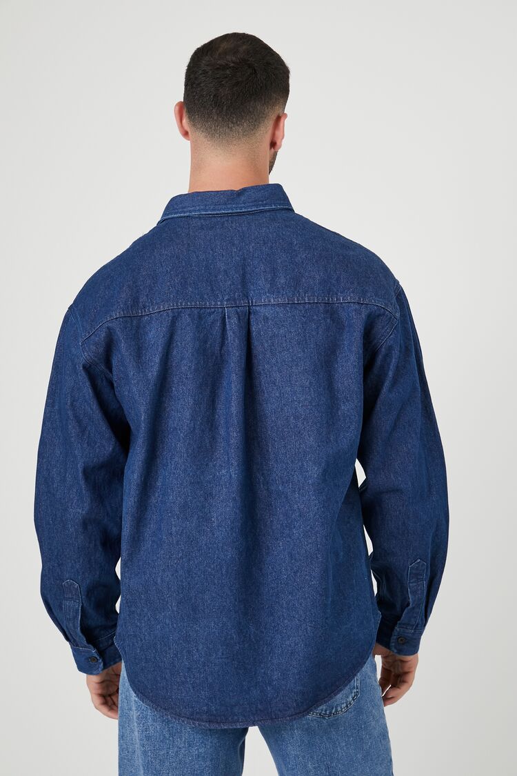 CAMISA DENIM CON BOLSILLOS