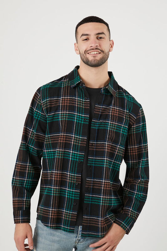 CAMISA DE FRANELA A CUADROS