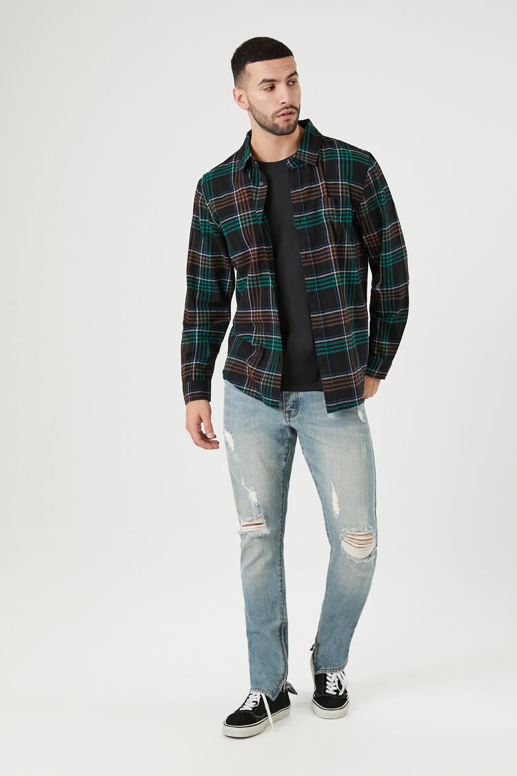 CAMISA DE FRANELA A CUADROS