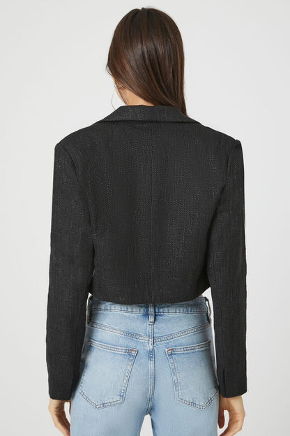BLAZER CROPPED DE TWEED