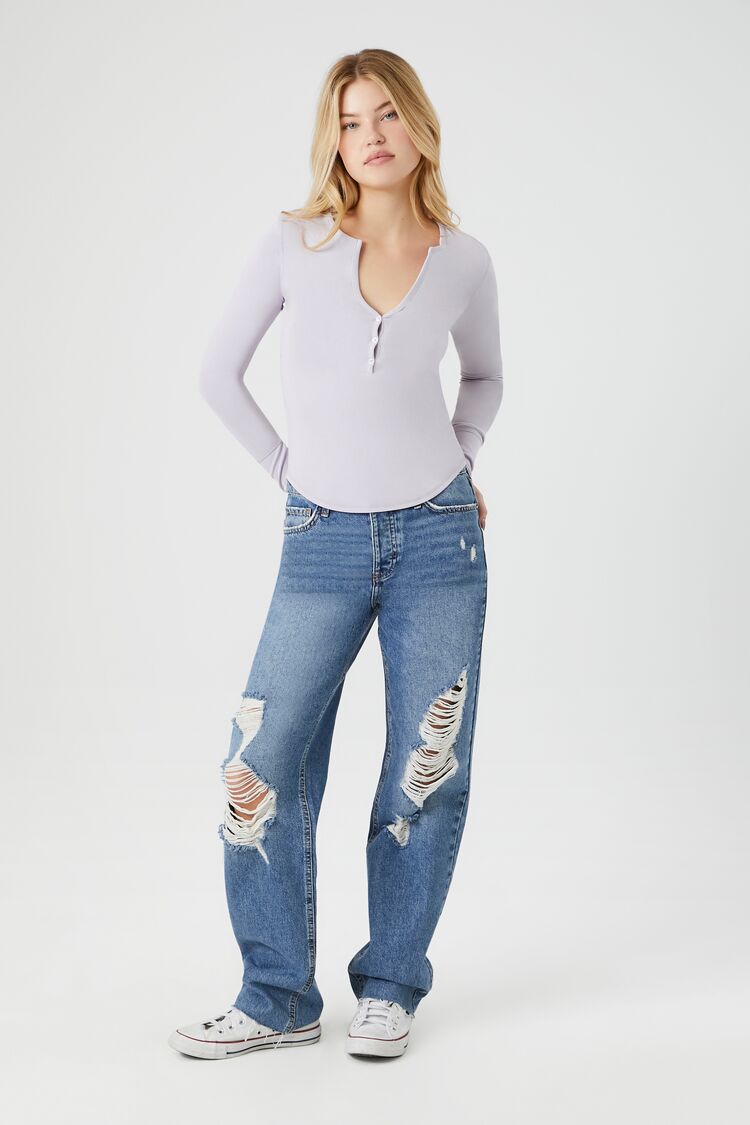 TOP MANGALARGA DE ALGODÓN LISO