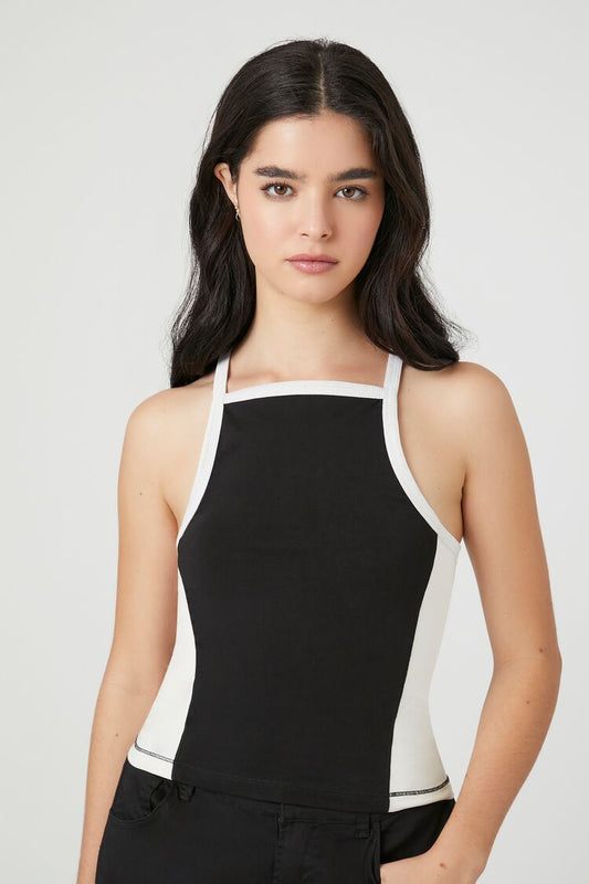 TOP ESCOTE HALTER