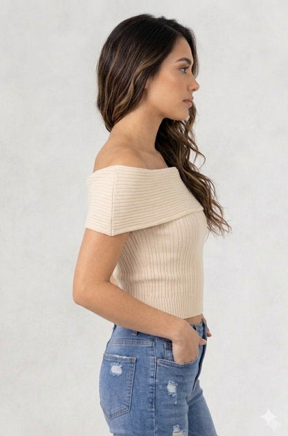 TOP TEJIDO OFF SHOULDER