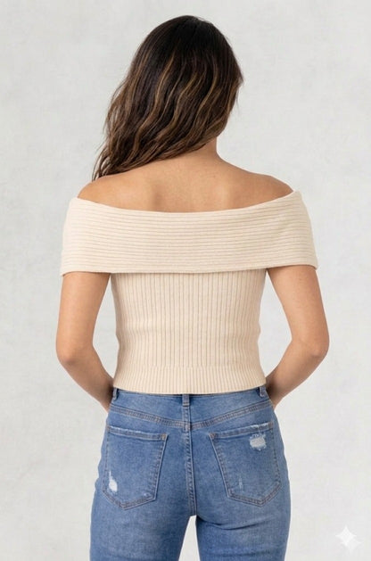 TOP TEJIDO OFF SHOULDER