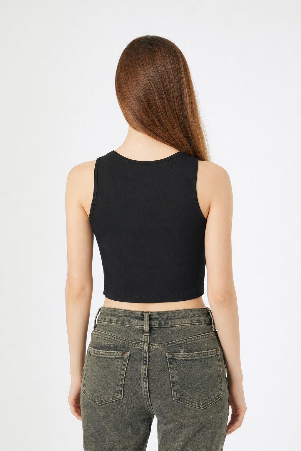 TOP CON FRANJA ASIMÉTRICA