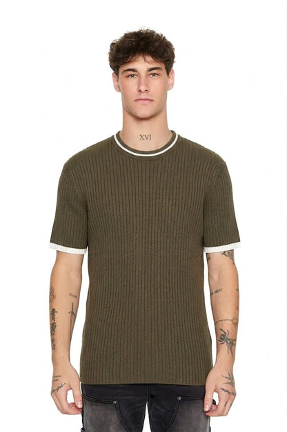 POLERA ESPANDEX CON TEXTURA ACANALADA
