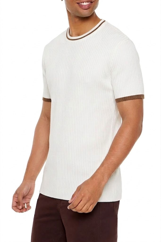 POLERA ESPANDEX CON TEXTURA ACANALADA