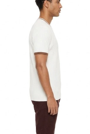 POLERA ESPANDEX CON TEXTURA ACANALADA