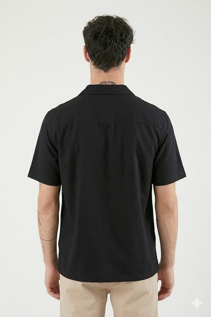 CAMISA DE HILO DE CORTE RELAJADO
