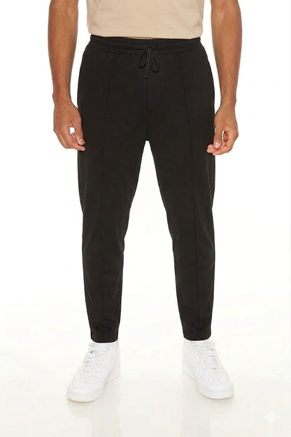 PANTALON SPORT DE CORTE RECTO CON ELÁSTICO EN LA CINTURA