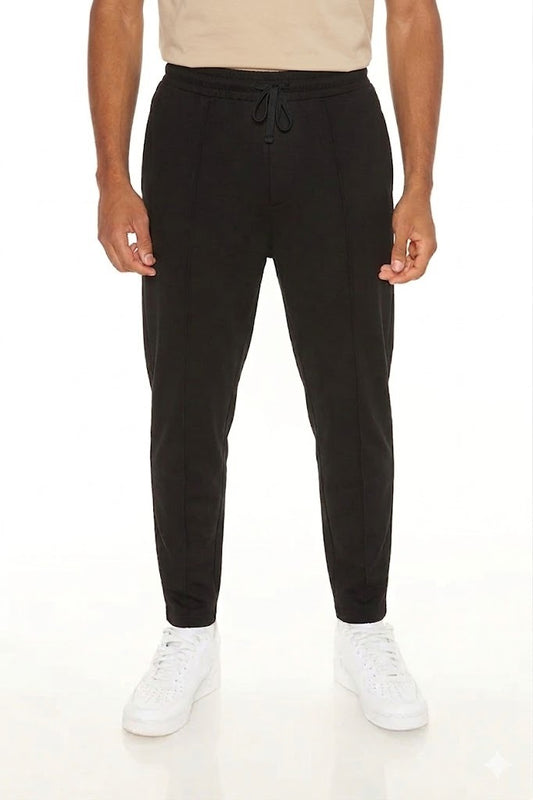 PANTALON SPORT DE CORTE RECTO CON ELÁSTICO EN LA CINTURA
