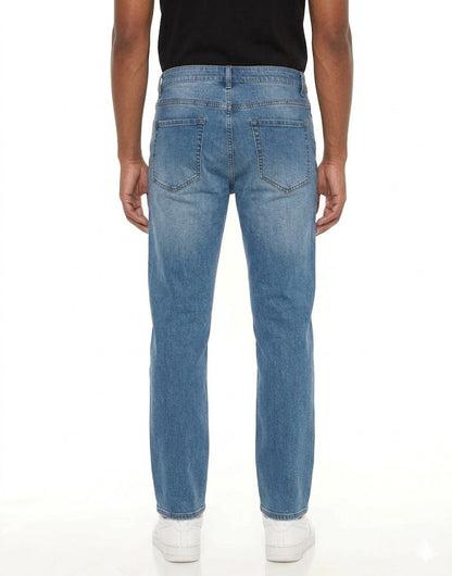 PANTALON DENIM CLÁSICO DE CORTE RETO