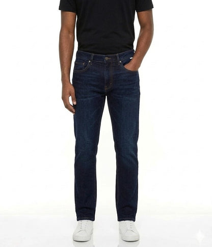 PANTALON DENIM CLÁSICO DE CORTE RETO