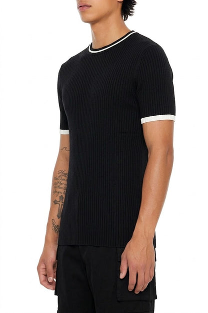 POLERA ESPANDEX CON TEXTURA ACANALADA