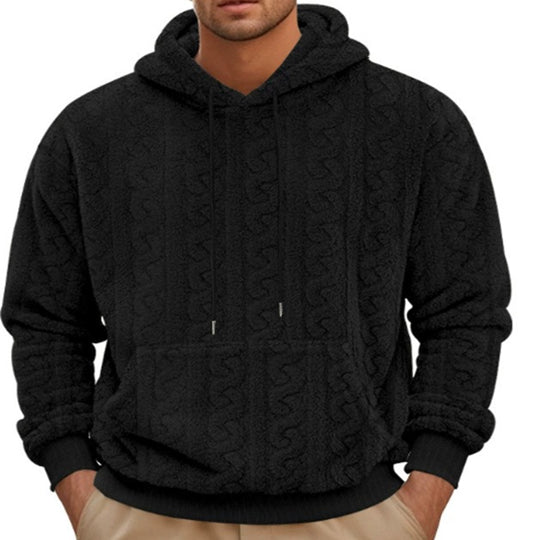 HODDIE CLÁSICO AFELPADO CON CAPUCHA